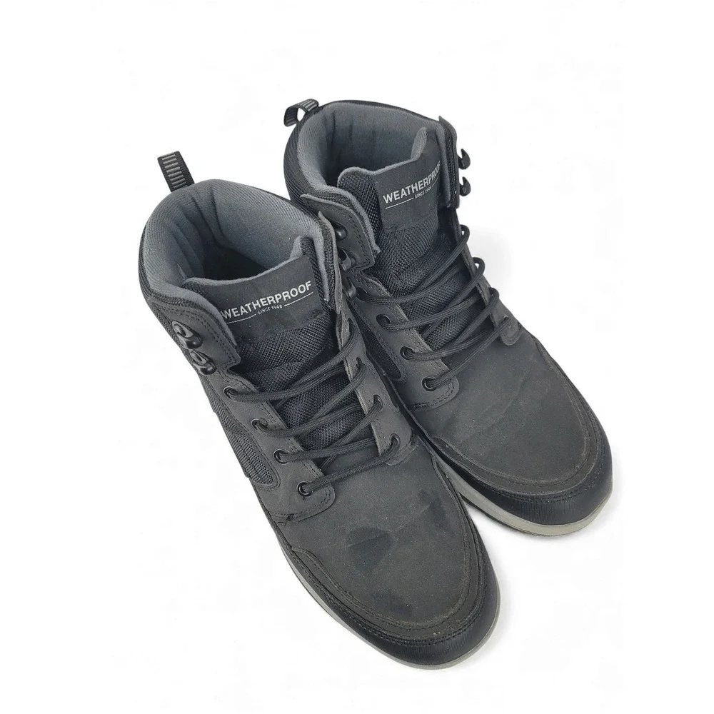 Weatherproof‎ Jenkins Men's Boots Size 8 Black Hiking Trail Outdoor Workwear